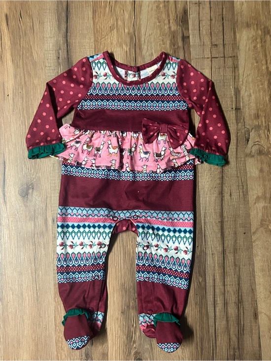 Matilda Jane Other - Matilda Jane Llama Snuggle Bug Pajamas Size 3/6m Choose Your Own Path Jammies
